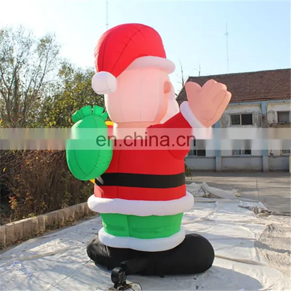 Outdoor Giant Christmas Inflatable Santa Claus for Christmas Decoration Customized photo-4