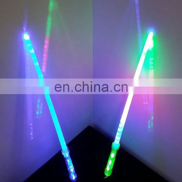 Hot selling multicolor led flashing stick for Christmas gift toy supplies and concert decoration