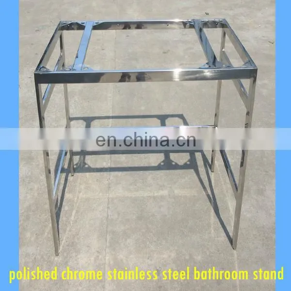 Unique Bathroom Vanity Set With Stainless Polished Chrome Pedestal photo-4