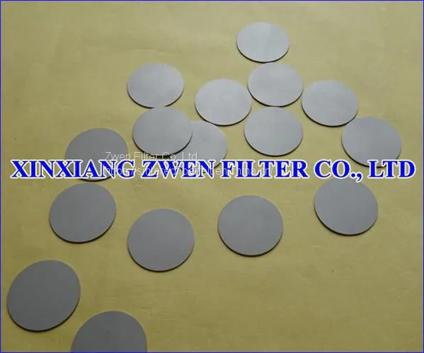 Titanium Filter Disc