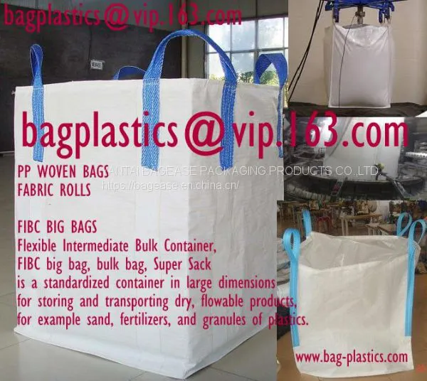 PP WOVEN BAGS, BULK FIBCs, JUMBO BAG, KRAFT WOVEN POLYPROPYLENE, DUMPSTER SKIP, FLEXITANK CONTAINERL