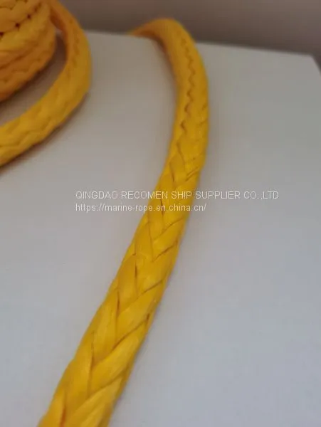 Recomen High Strength Resistance 12 Strand 40mm Uhmwpe Mooring Rope for Ship