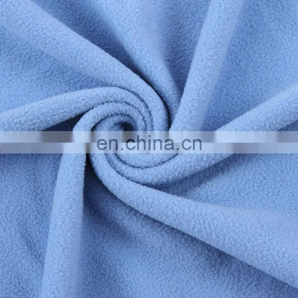 100%polyester Anti-pill Fleece Fabric/polar Fleece Brushed Warm and Comfortable Fabric photo-5