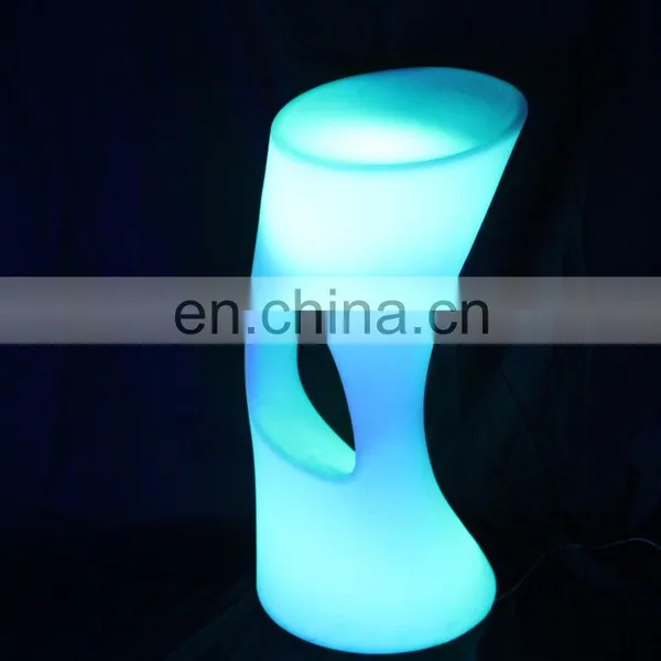 Rechargeable Rgb Colors Glow Bar Furniture Illuminated Led Fancy Chairs for Ktv Nightclub photo-5