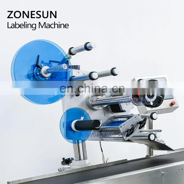 ZONESUN ZS-TB831 Container Automatic Adhesive Box Labeling Machinery Automatique Sticker For Flat Surface photo-2
