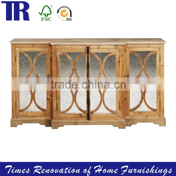 Antique Southern China Style Furniture Sideboard,Recycle FIR Sideboard,wood Glass Sideboards