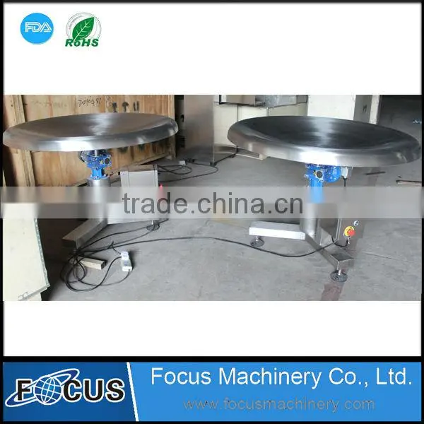 Factory Price 304# Stainless Steel Collecting Rotary Packing Table photo-2