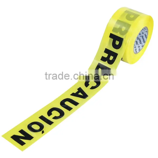 Hot Selling Non Adhesive Hazard Warning Tape With Word Precaution OP013-13 photo-2