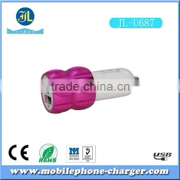 Fast Charge Output DC 5V USB Power Travel Mobile Car Charger photo-4