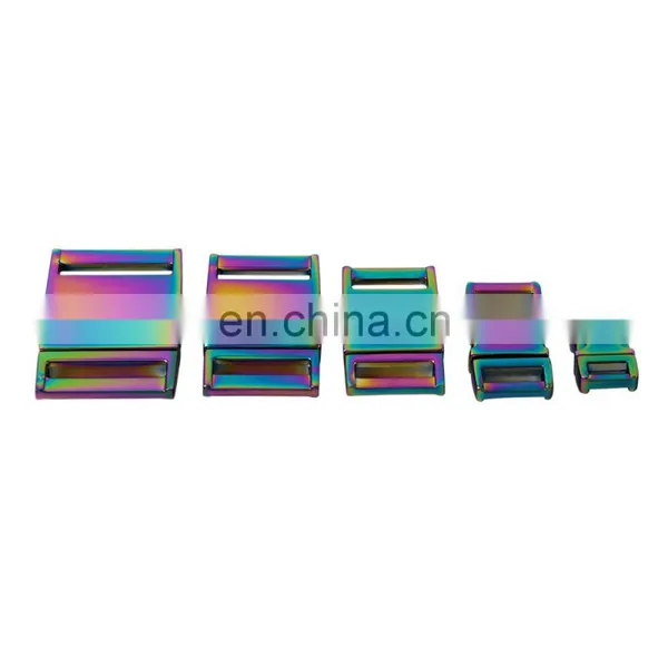 Custom Name Safety Belt Buckles Logo Side Quick Release Buckles Rose Gold Metal Eco-friendly Lead Free and Nickle Free photo-3