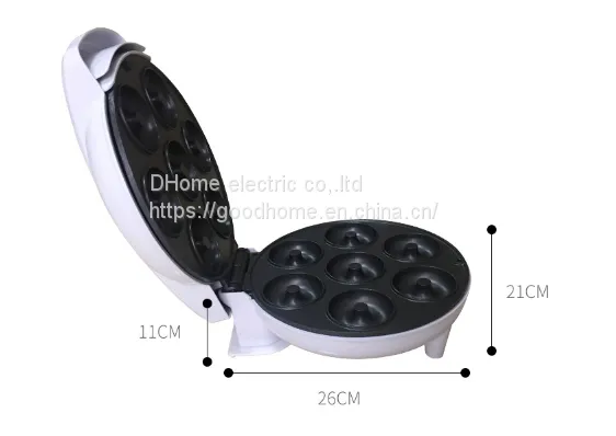 Three-in-one Automatic Double-sided Heating and Coating Free Multifunctional Household Doughnut Machine（Wechat:13510231336） photo-2