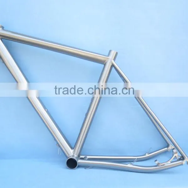 Titanium 700C Road Bike Frame 46cm With Internal Cable Routing photo-2