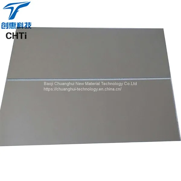 Customized Laser Cutting and Processing of Chuanghui Titanium Anode TA1 Mechanical Plate photo-5