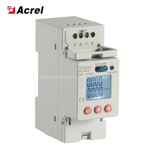 China Manufacturer 8 Digits LCD Display Single Phase Energy Meter Kwh Electrical Metering Equipment ADL100-ET photo-2
