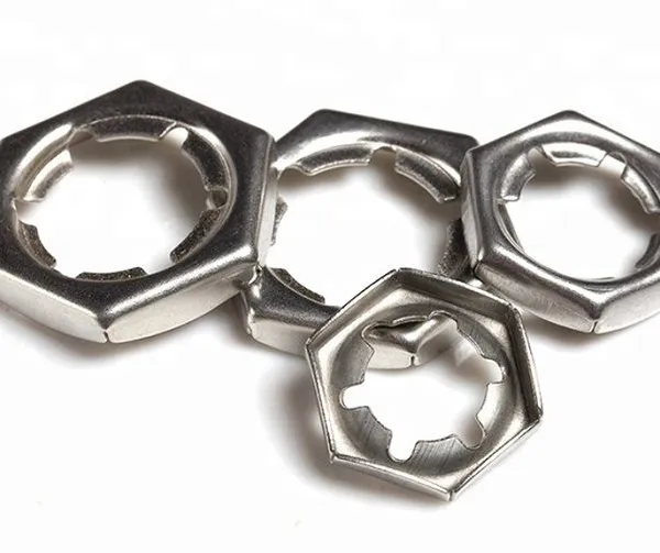 Stainless Steel Self Lock Counter Nuts DIN7967 For Compressor photo-3