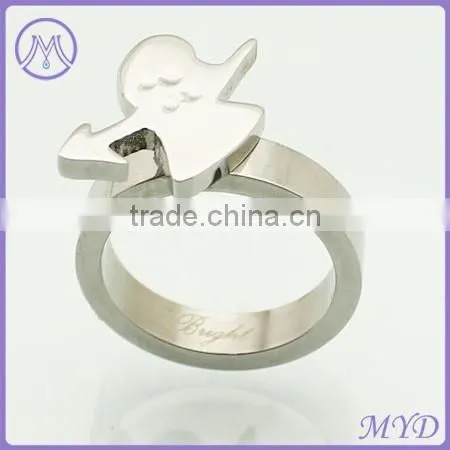 European Style Stainless Steel Star Ring photo-5