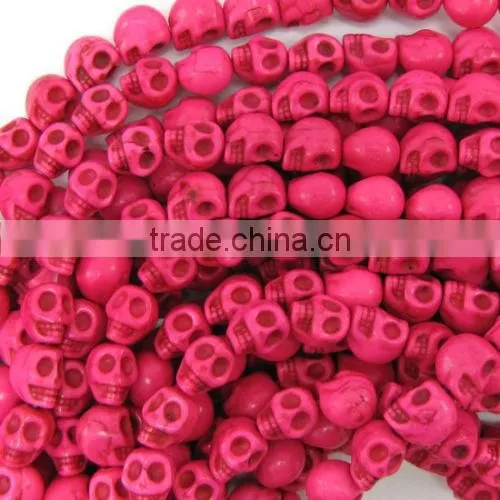 Various Colors Skull Turquoise Beads Jewellery Findings Charms Cheap Price photo-5