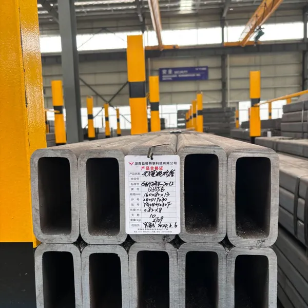 Square / Rectangular / Round Black Seamless Steel Pipe Q235 Steel Tube Steel Hollow Section From China photo-4