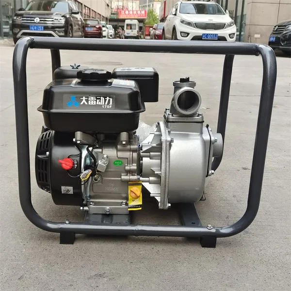 Belon Power 3 Inch Portable Gasoline Clear Water Pump Fitted With Dalei Gasoline Engine For Farm Irrigation