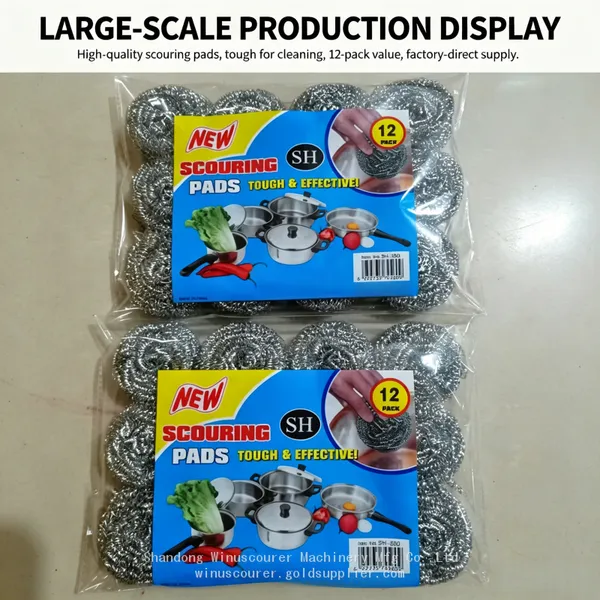 Stackable Space-Saving Steel Scourer Convenient for Retail Display and Warehouse Storage photo-3