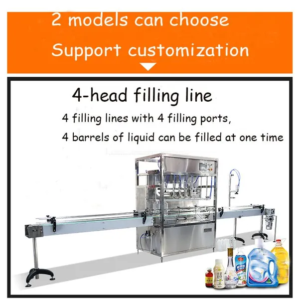 MO-Qdmdch Automatic 4 Head Oil Dosing Machine Commercial Stainless Steel Edible Oil Filling Machine 200-1000 Bottles Per Hour Capacity photo-5