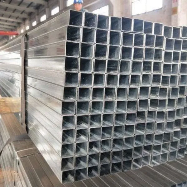 Factory Hot Dipped Galvanized Square Tube HSS SHS ERW Welded, Custom Cut Length With 3.1 MTC & SGS Certificate photo-2