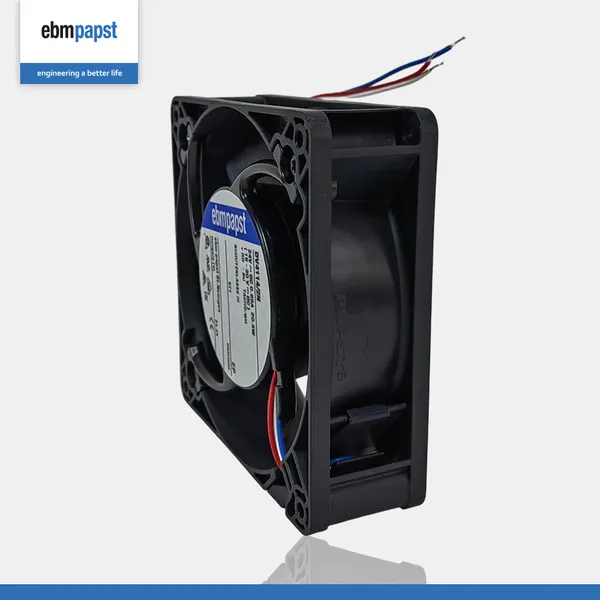 DV4114/2N DC Electric Duct Axial Fan Ball Aluminum Housing Grounding Lug 24V 20.5W 280m/h Low Noise Black CCC/CE/ISO for Air photo-2