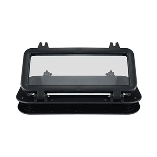 VS-0026 Black Color Good Seal 400X200mm Marine Porthole Boat Sunroof Yacht Skylight for Modified Car Boat Yacht