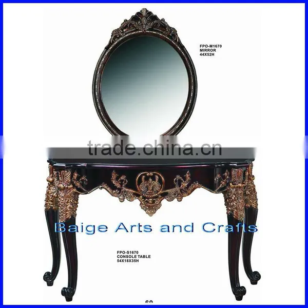 Competitive Price Luxury Wooden Console Table For Middle East Market s-1670