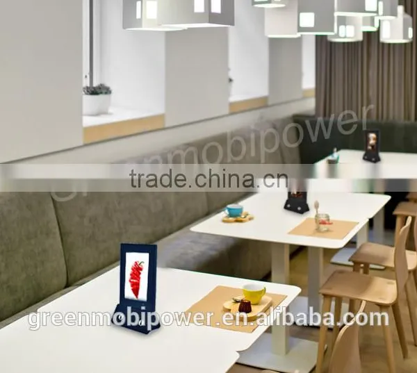 New Innovation Video Play Advertisement Restaurant Menu Power Bank photo-5