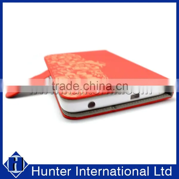 Eye-Catching Red Flowering Tablet Case For Tab E photo-2