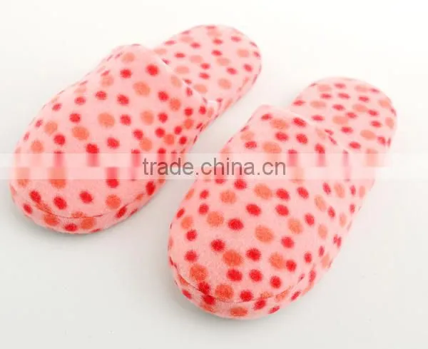 Dot Pattern Cute Teenagers Girls Bedroom Slippers Autumn and Winter to Keep Warm Slippers photo-3