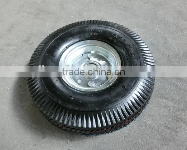 Garden Cart Rubber Wheel 4.10/3.50-4 Rubber Tire 3.50-4 photo-4
