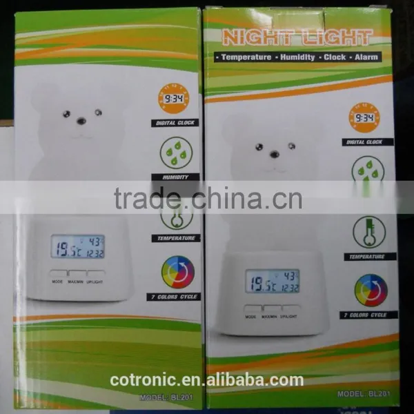 USB LED Night Light With Thermometer and Hygrometer photo-6