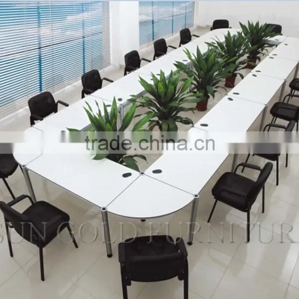 Large Wooden Melamine Conference Table for Office, Banquet (SZ-MT064) photo-5