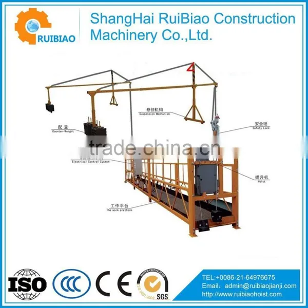 Supply Aluminum ZLP 630 Hoist ZLP630 Suspended Platform photo-3