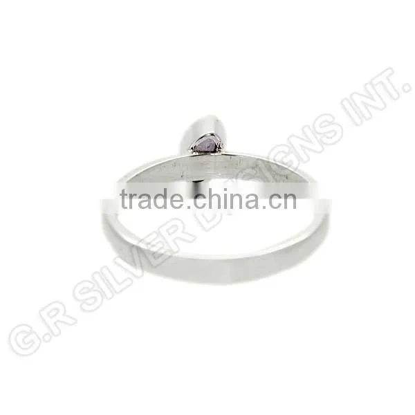Amethyst Gemstone Sterling 925 Silver Wholesale Rings Jewelry,handcrafted Cute Design Fashion Rings Jewellery photo-2