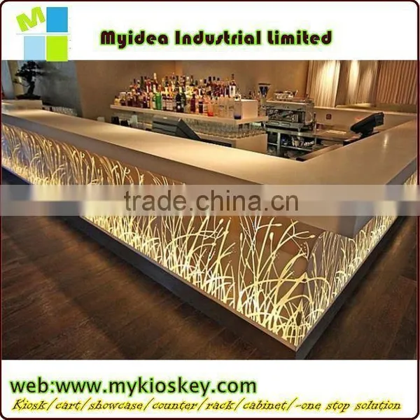 NSF Certification SS304/201 Modern Design Commercial Bar Counters Cheap Bar Counter photo-3