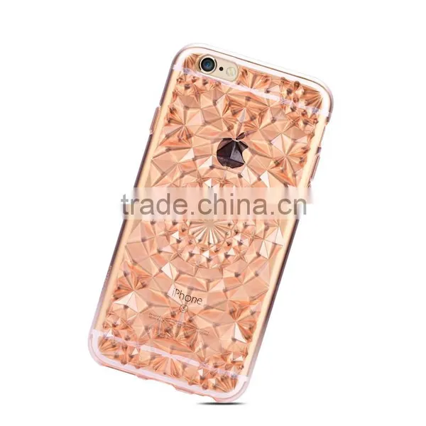 Original Joyroom Luxury Flowers Shiny Diamond Crystal Case for IPhone 6 Soft Gel TPU Rubber Back Cover for IPhobne 6s MT-5800 photo-5