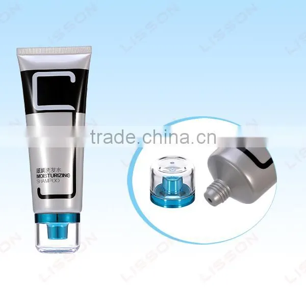 70ml-180ml PE Tube With Transparent Acrylic Cap for Hair Treatment Cream