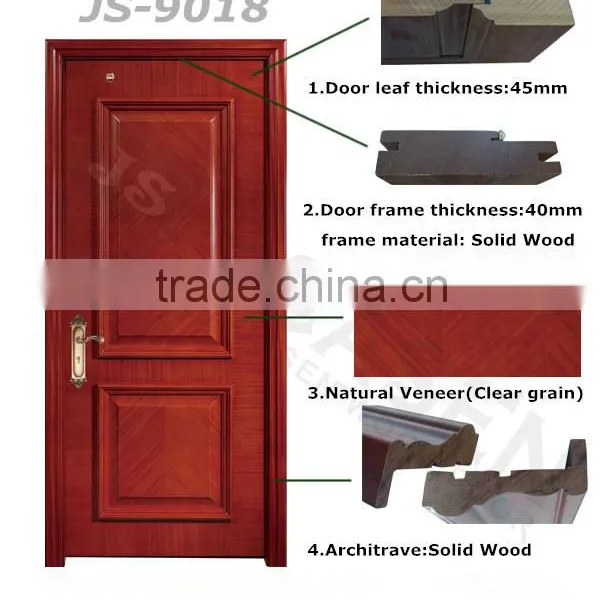 China Teak 100% Solid Wood Door photo-2