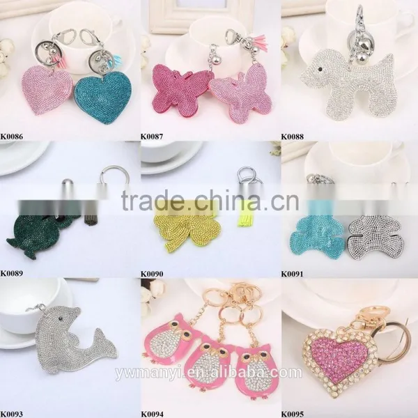Novelty Four-leaf Clovers Flower Leather Key Chain Keychains Keyring Fashion Bag Charm Key Chains Ring Holder Gift K0090 photo-4