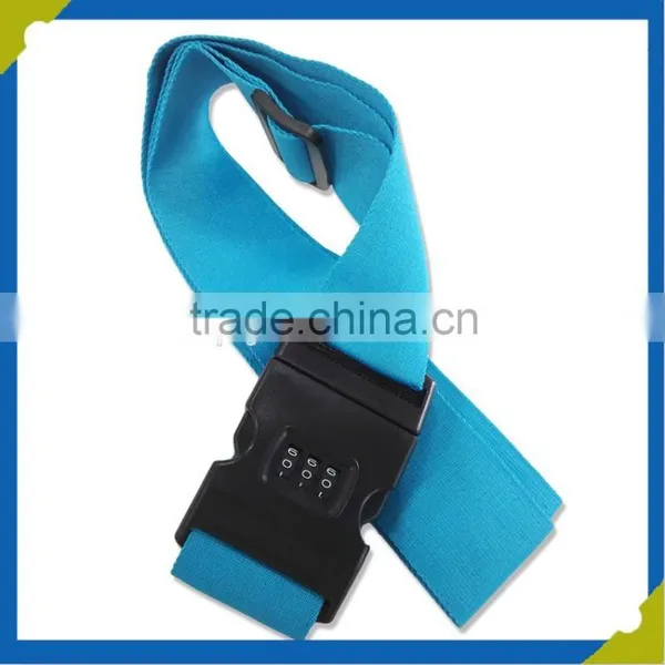 Custom Logo TSA Approved 3-Dial Combination Lock Luggage Strap photo-6