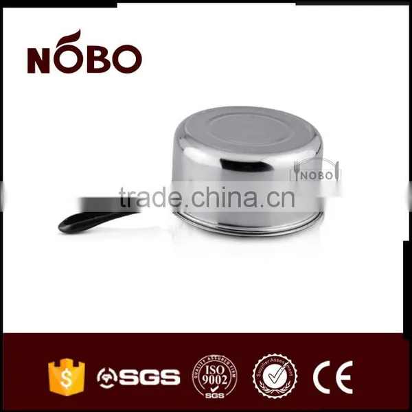 Single Handle Steel Lid Stainless Steel Milk Boiling Pot photo-2