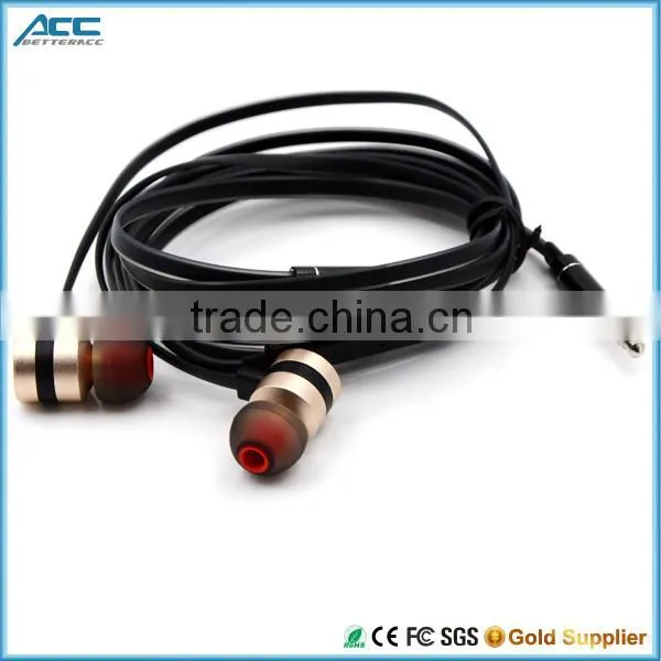 2016 China Factory New Custom Flat Cable Earphone With Mic photo-6