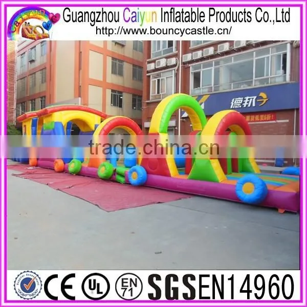 Children Toys Train Inflatable Obstacle With Free EN14960 Certificate photo-4