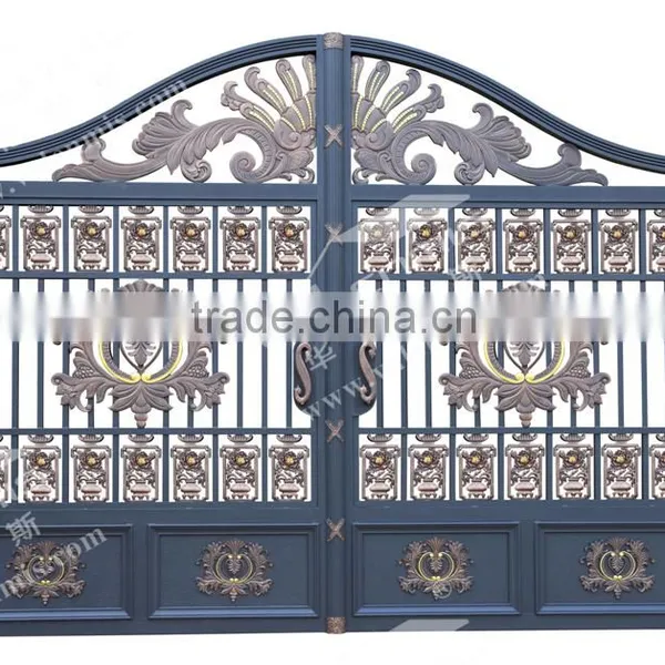 2015 New Top-selling Cast Aluminum Gate/Garden Main Gate Designs photo-6