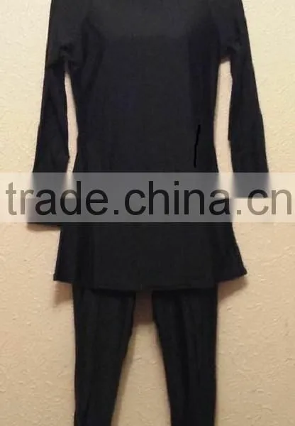 Open Hot Sexy Girl Photo Muslim Women Swimwear Waterproof photo-5