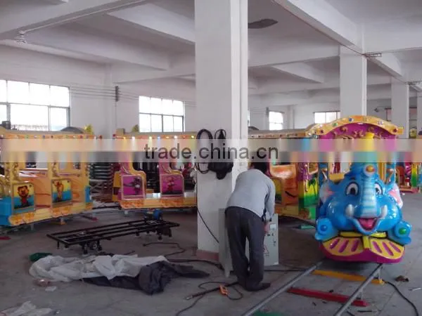 Super Supplier Amusement Park Mini Train Rides, Playground Rides Elephant Mini Train for Kids Quality Choice photo-2