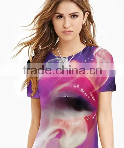 Wholesale Custom Accept Print Galaxy T-Shirt Womens Quality Choice photo-5